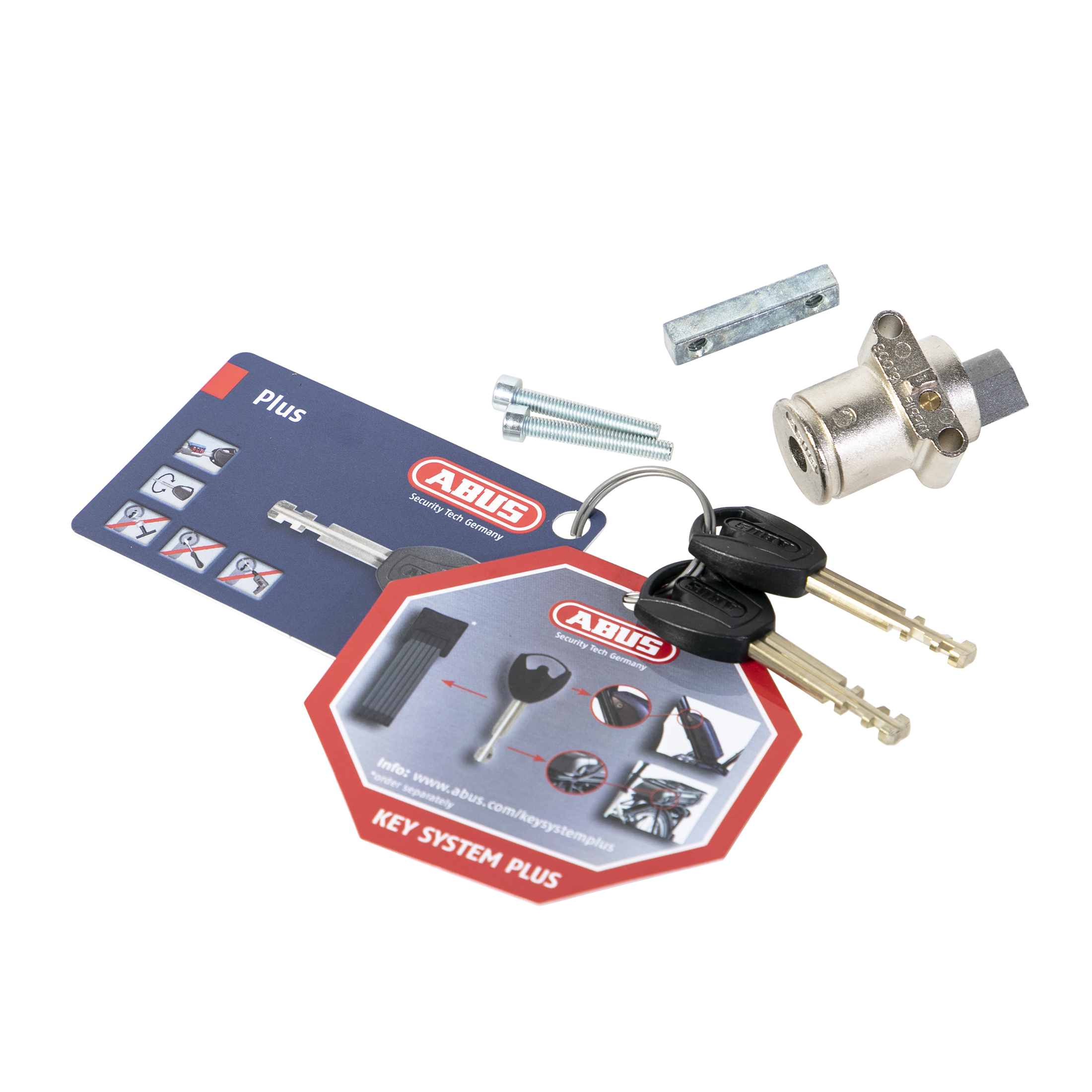 Abus Integrated Schließzylinder Bosch Powertube silver Abus Integrated Schließzylinder Bosch Powertube silver