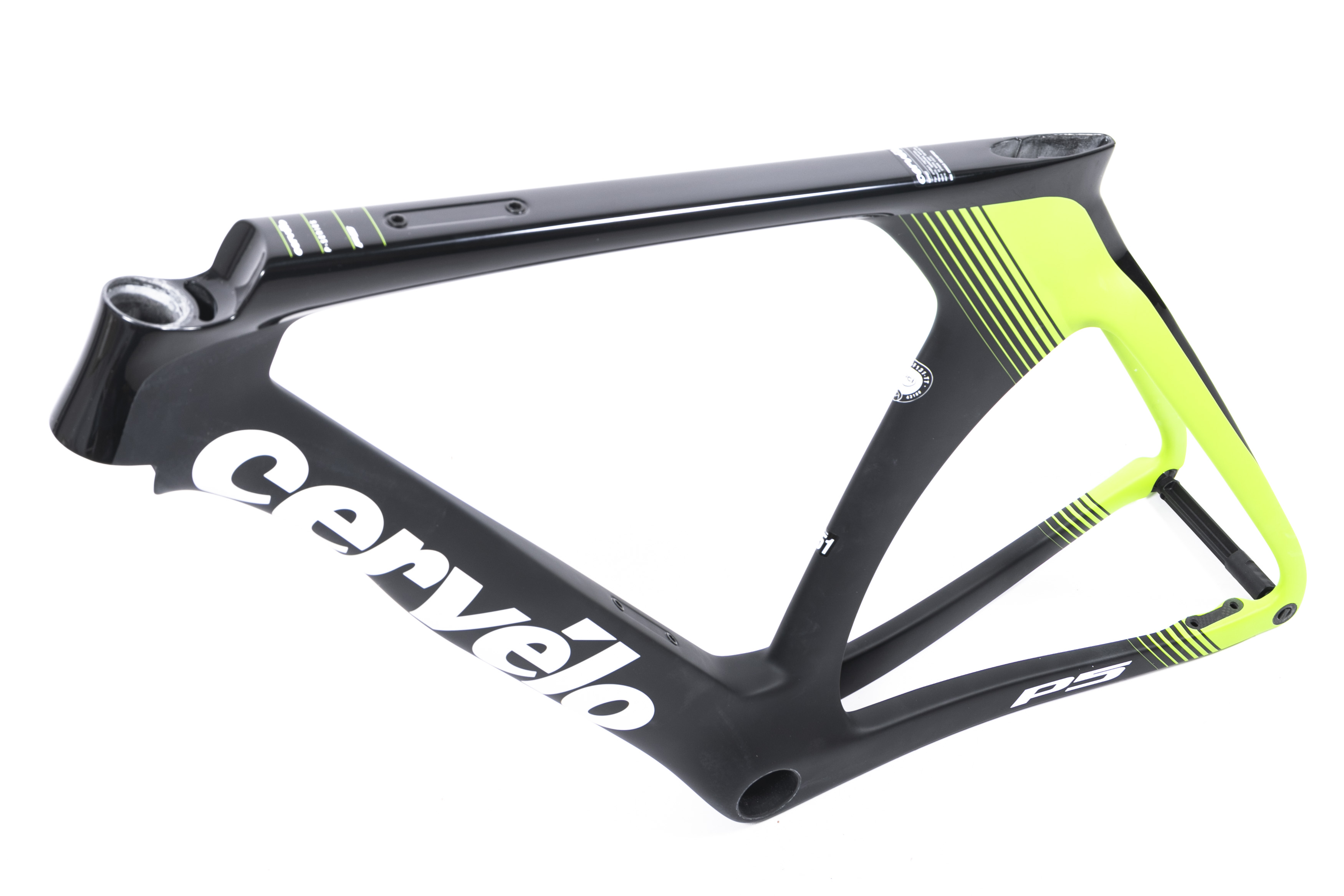 Cervelo P5 P-Series Disc 51cm Rahmen Grün Cervelo P5 P-Series Disc 51cm Rahmen Grün