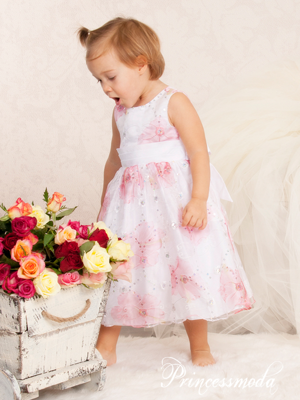 Baby MERLE - Süßes Festkleid mit funkelnden Pailletten