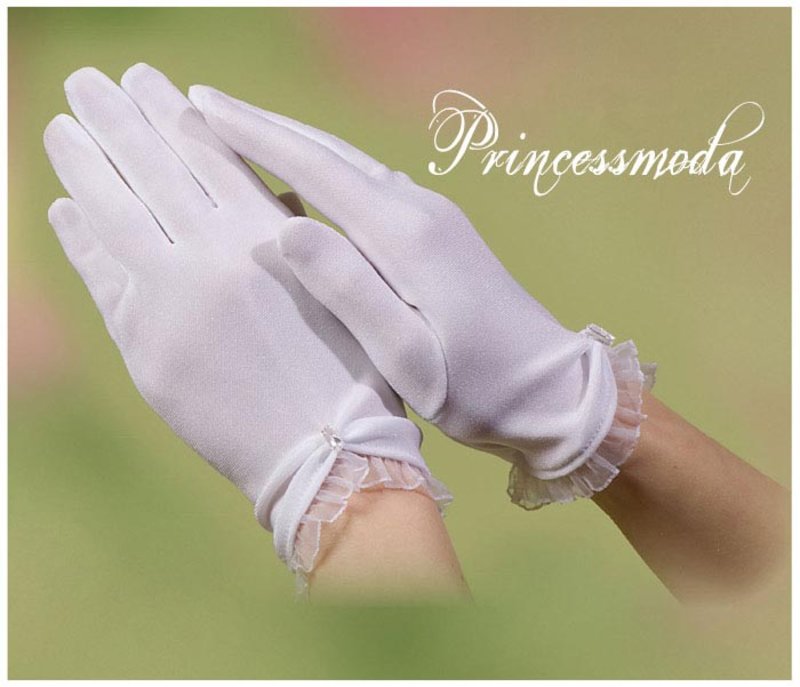 RK-038 Einmalig schöne Handschuhe in Weiß