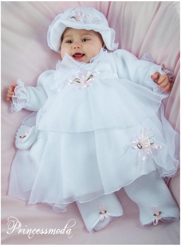 VERENA - Winterset für Ihre Prinzessin! KLEID+HOSE+HUT