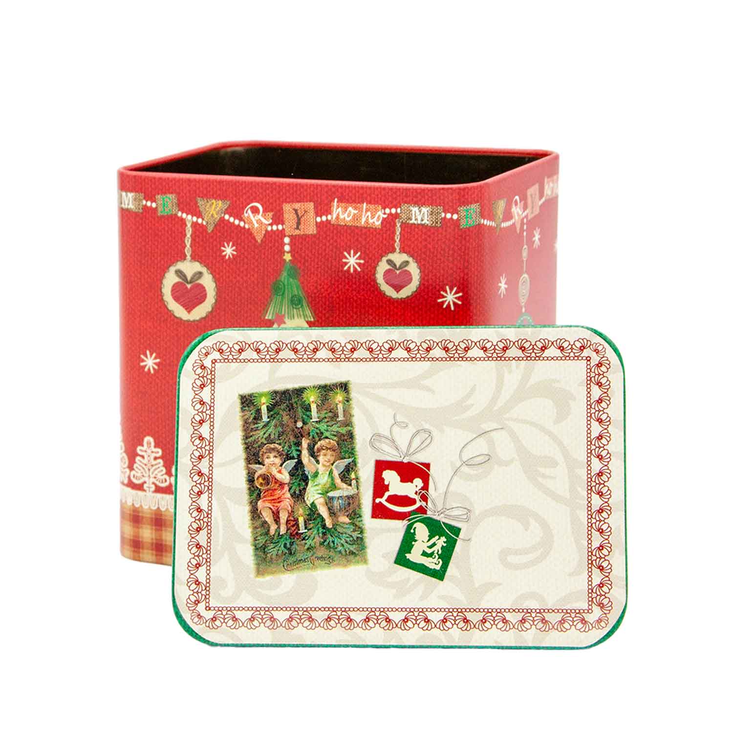 Teedose „Weihnachtsduft“ mit Stülpdeckel, ca. 100 g