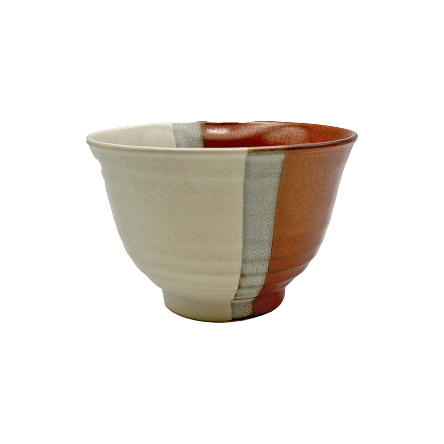 Teeschale aus Keramik braun-beige, 400 ml