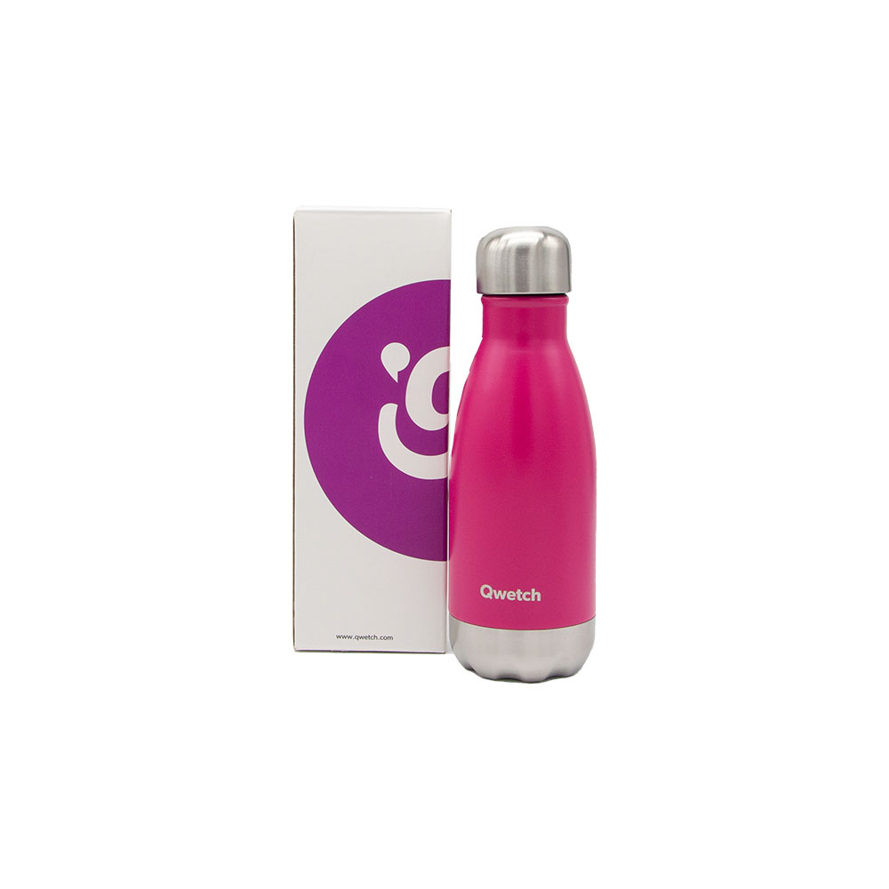 Qwetch Trinkflasche ORIGINALS, isoliert magenta, 260ml