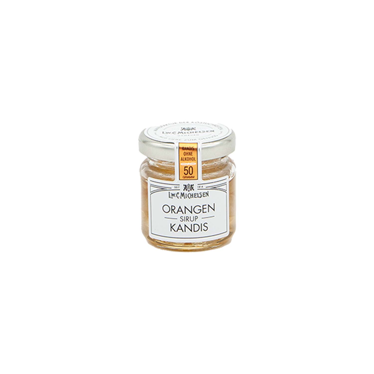 Weißer Kandis in Orangen-Sirup, 50 g
