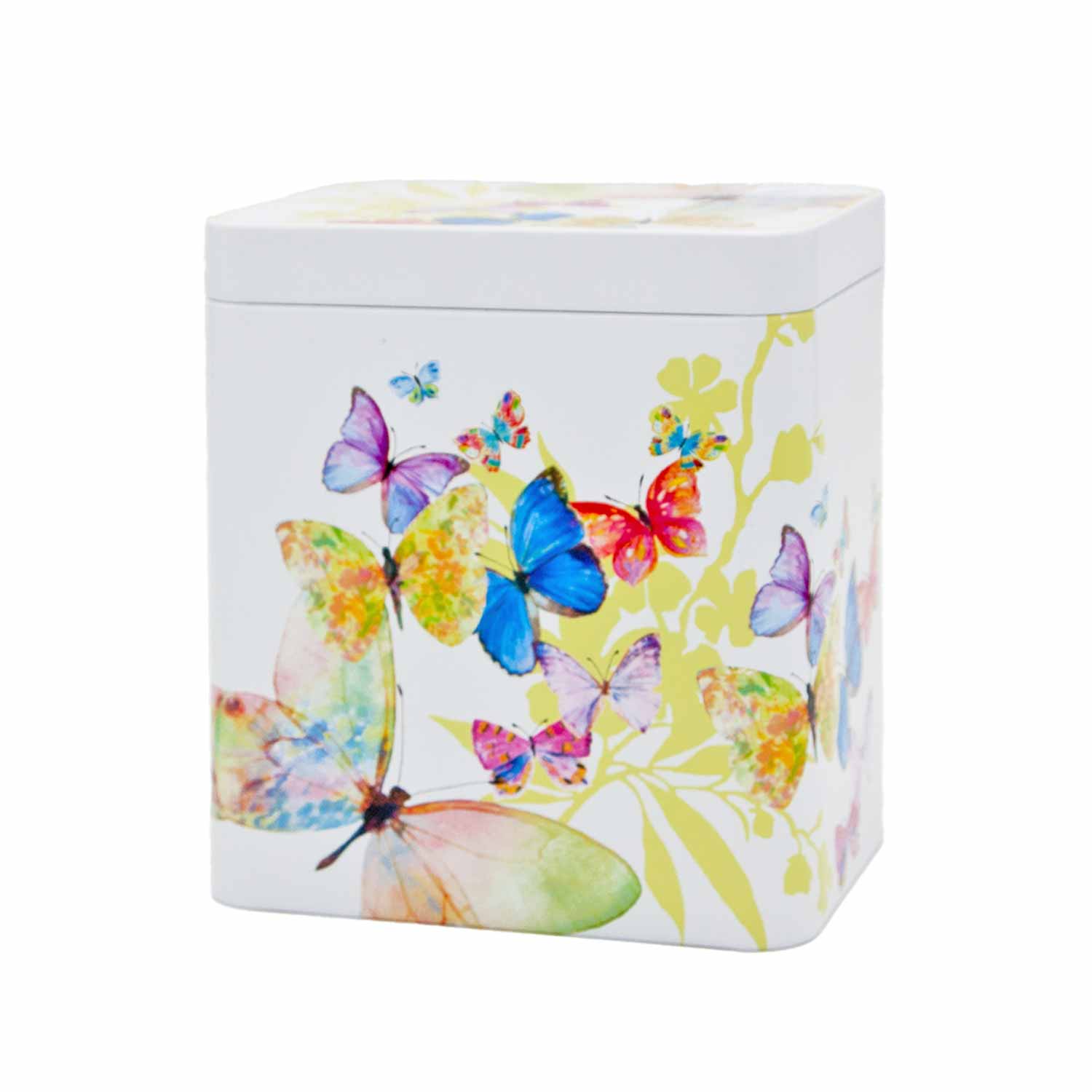 Teedose „Butterflies“ mit Stülpdeckel, ca. 200 g