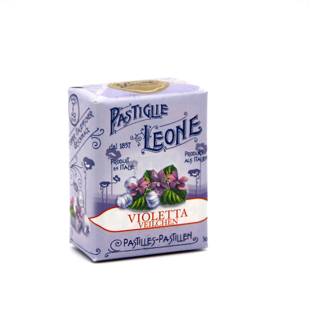 Pastiglie Leone - aromatische Pastillen Veilchen, 30g