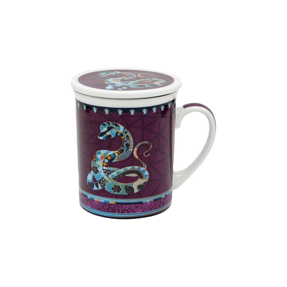 Kräuterteetasse „Indische Schlange“ in Geschenkbox