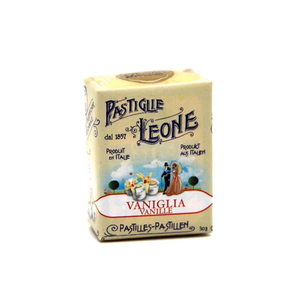 Pastiglie Leone - aromatische Pastillen Vanille, 30g