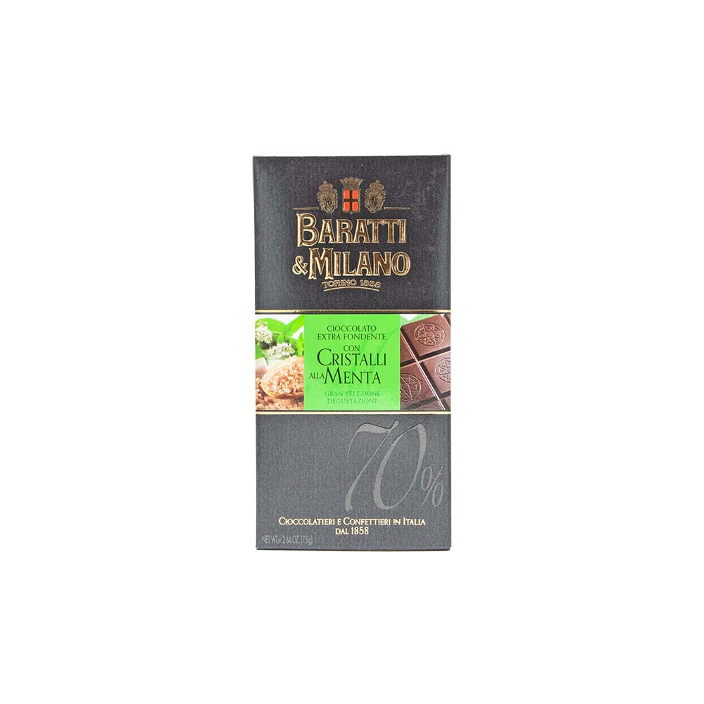 Baratti & Milano Dunkle Schokolade mit Minze, 70%