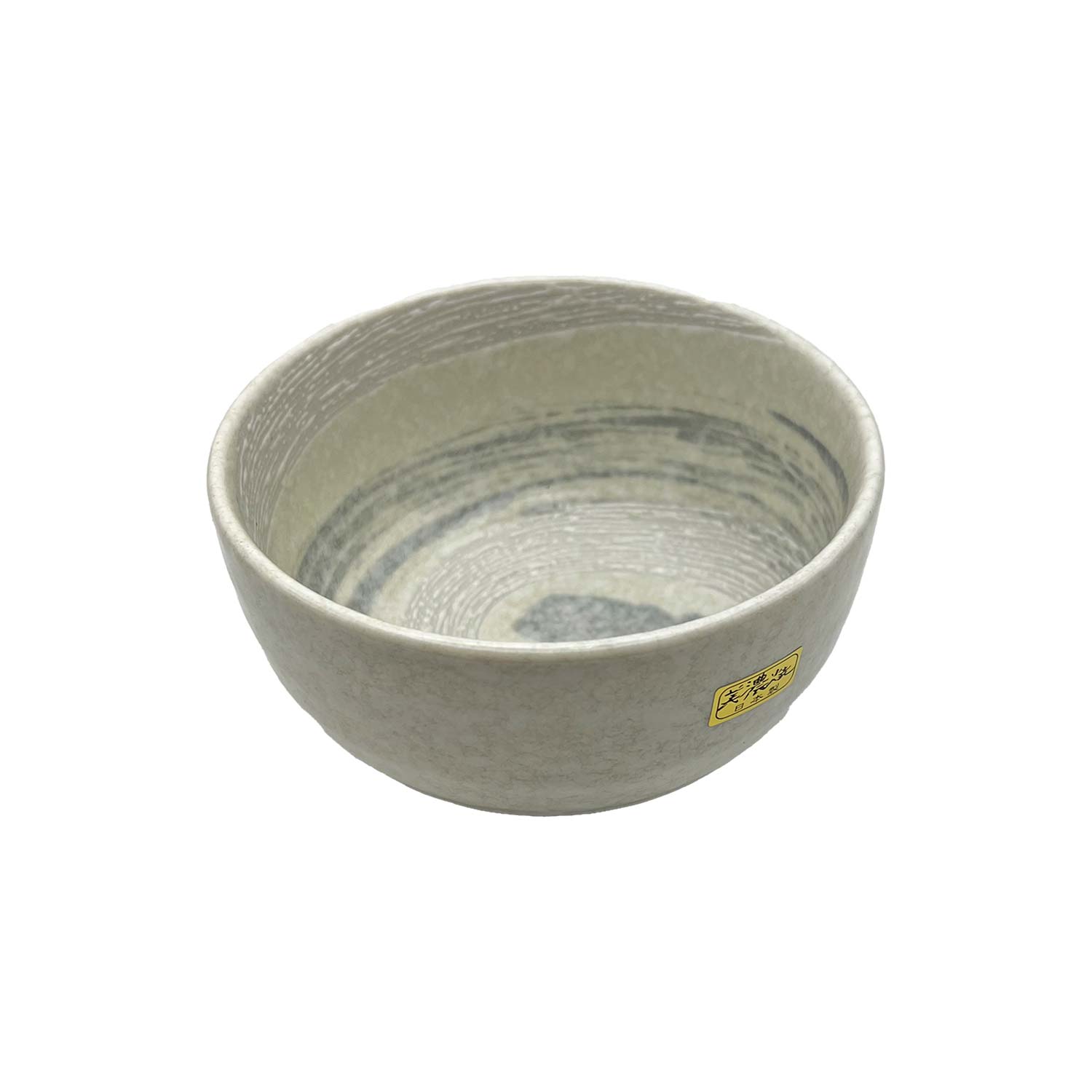 Teeschale aus Keramik grau/weiß, 400 ml
