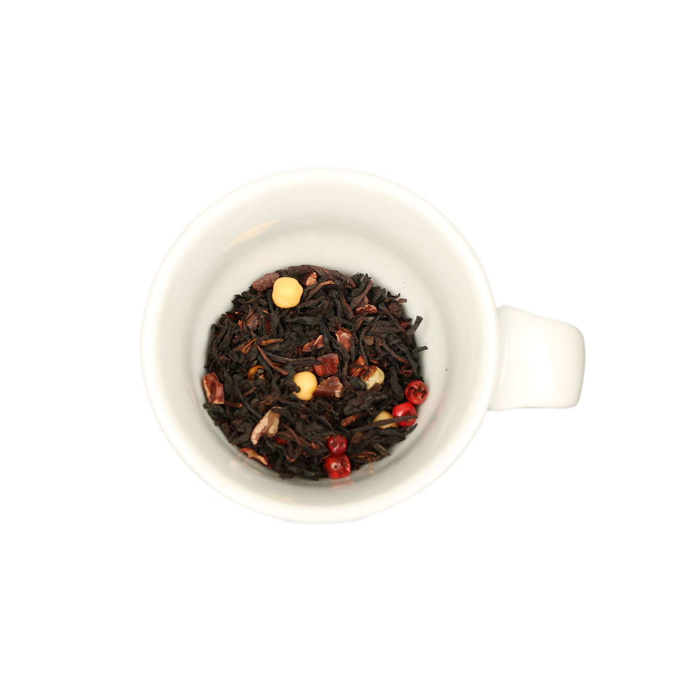 Schwarzer Tee - Chili Trüffel, aromatisierte Teemischung