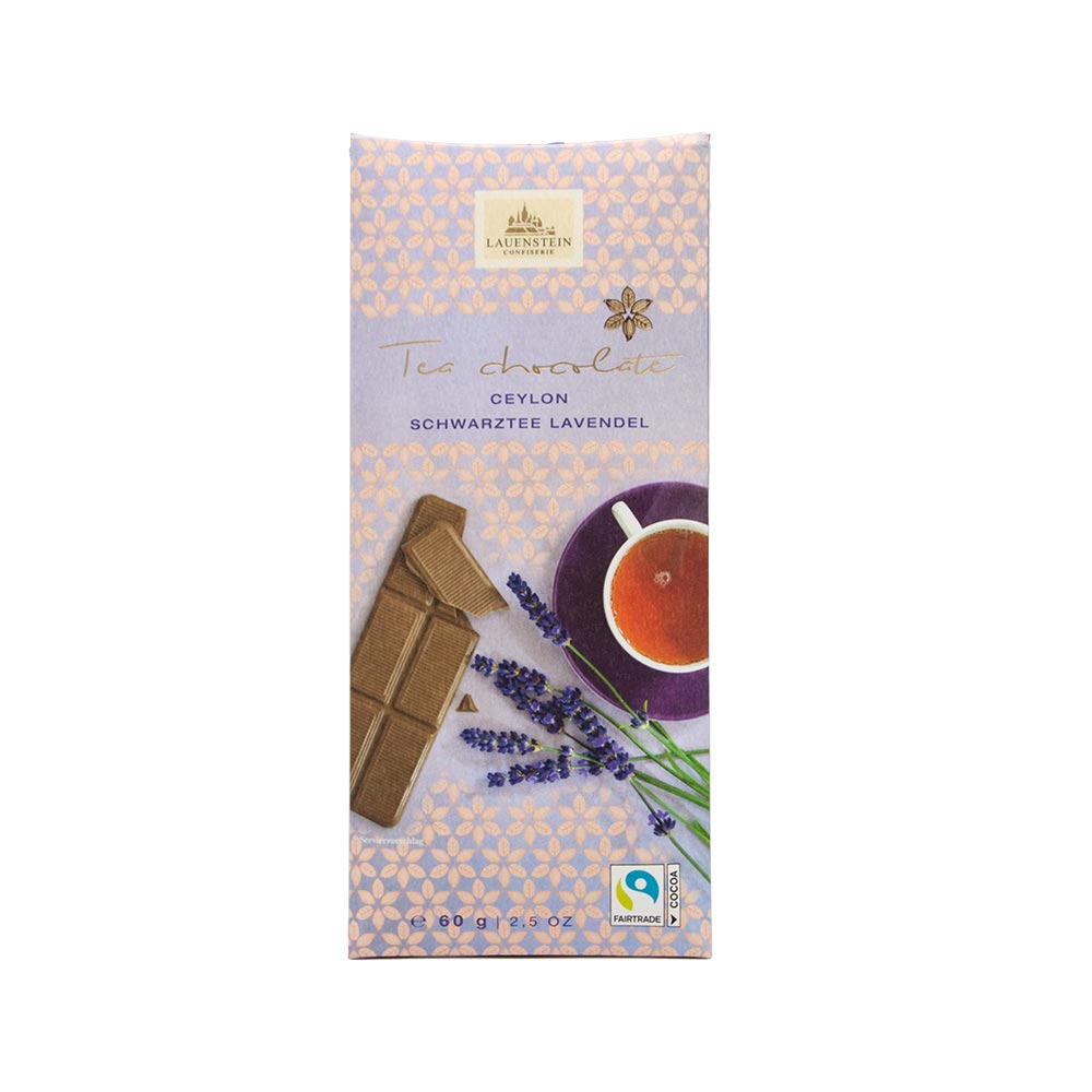 Lauenstein - Teeschokolade Ceylon Schwarztee Lavendel