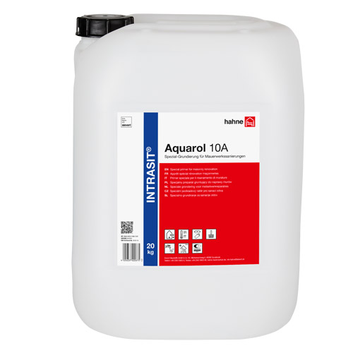 INTRASIT Aquarol 10A ist eine Spezialgrundierung für die Mauerwerkssanierung und kann auf trockenen und leicht feuchten, saugfähigen, mineralischen Untergründen eingesetzt werden.
