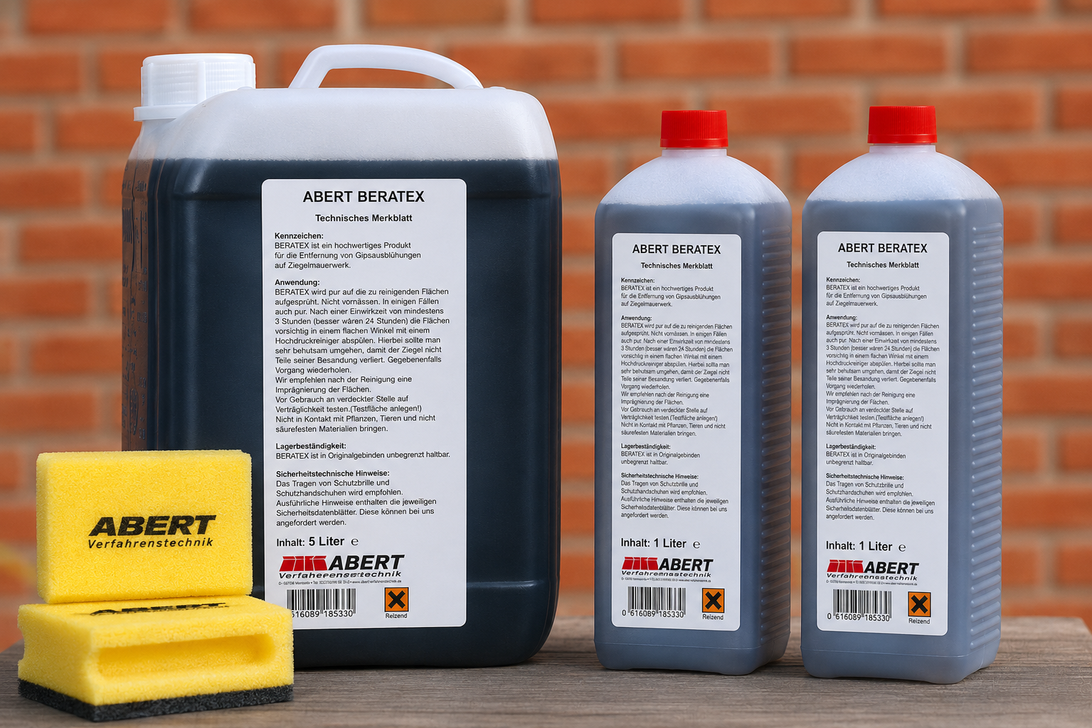 BERATEX 1 l Fassadenreiniger/Gipslöser von Abert