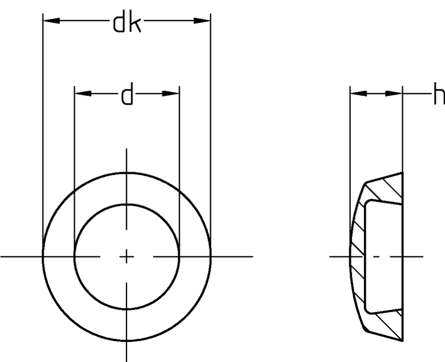 Kappen "7" f. Kappenschrauben