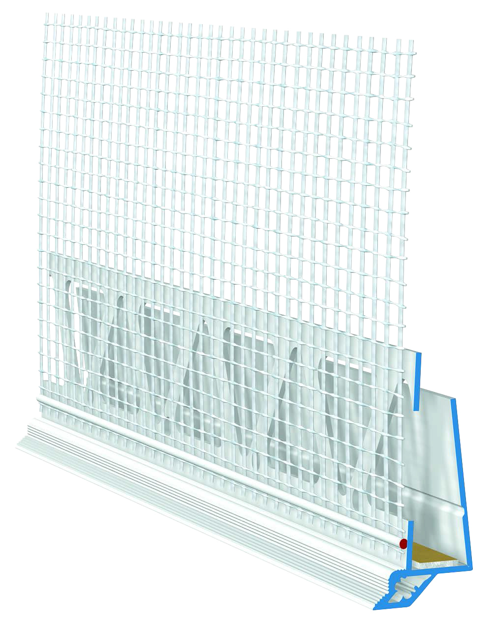 APU 10 mm Aufsteckprofil für Putzträgerplatten W80