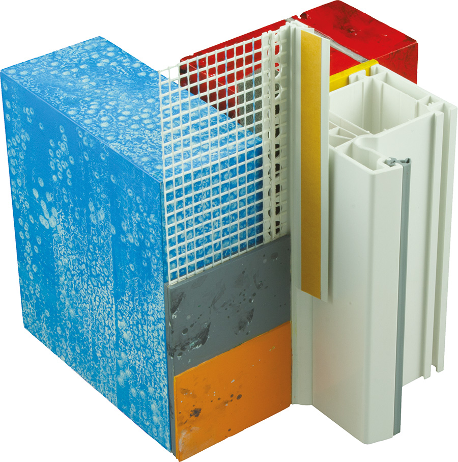 Laibungsprofil DYNAMIK PVC mit Gewebe 645800 + 644400 kaufen