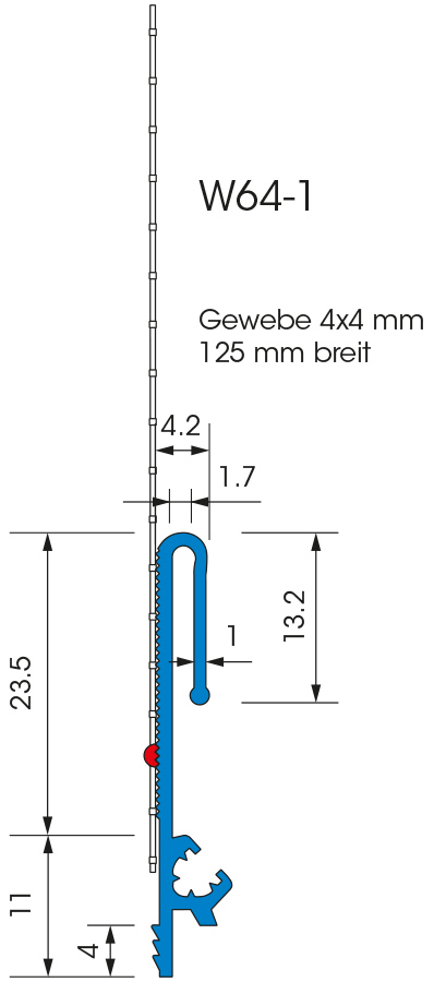 APU Sockelaufsteckprofil REPO-TEX-UNO 
