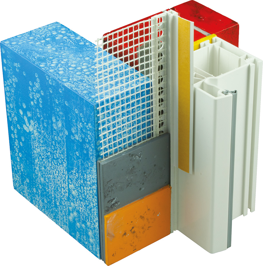 Laibungsprofil Akkordeon PVC mit Gewebe 644600 kaufen