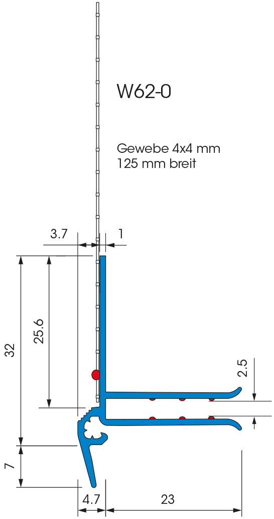 APU Aufsteckprofil ZERO W62-0