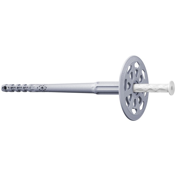 Mit dem fischer TermoZ CNplus mit ETA-Zulassung lassen sich druckfeste Dämmstoffe bis 340 mm Dicke wie Polystyrol-Dämmplatten und Mineralwolleplatten sicher befestigen.