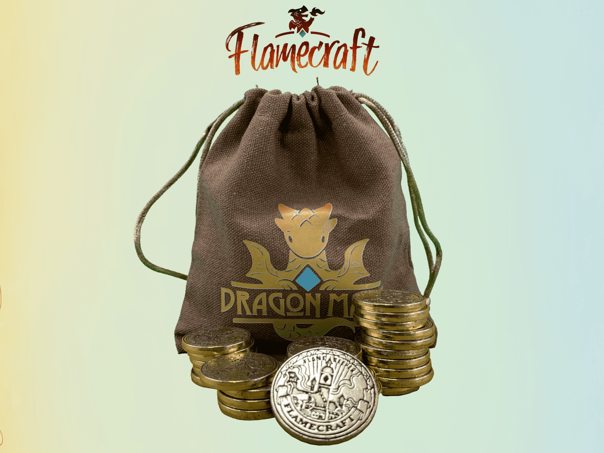 Flamecraft: Luxe metalen munten set