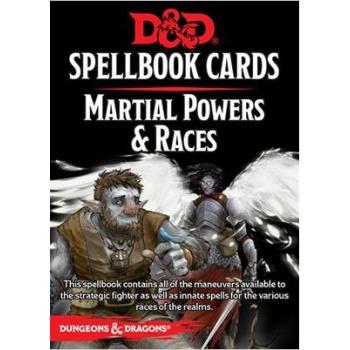 D&D Spellbook Cards - Martial Powers & Races (61 Cards)