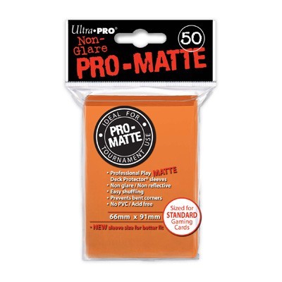 Ultra Pro - Standard: Orange Matte (50)