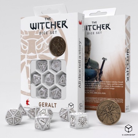 The Witcher Dice Set - Geralt - The White Wolf
