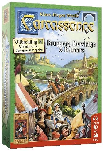Carcassonne: uitbreding - Bruggen, Burchten en Bazaars