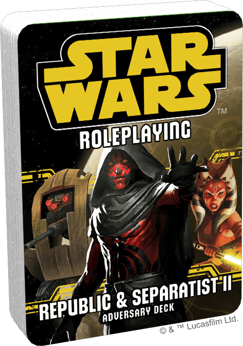 Star Wars Republic and Separatist II Adversary Deck