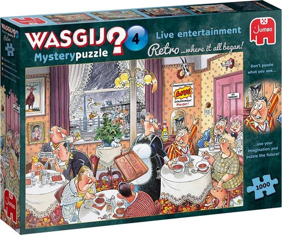 Wasgij Mystery 4 Retro - Live Entertainment! (1000)