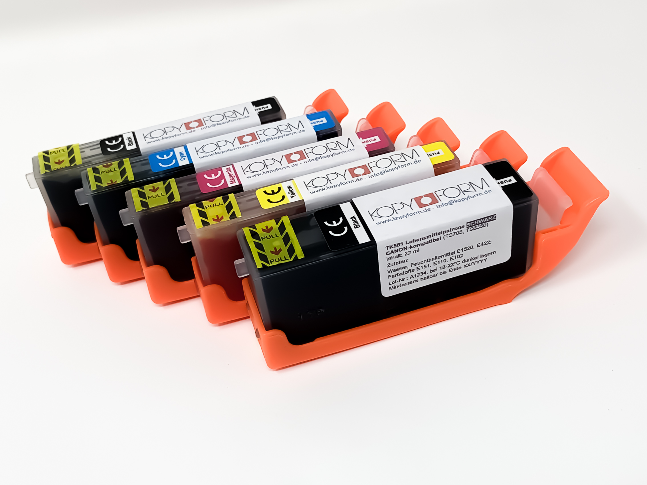 Cartouches d’encre alimentaire PGI-580 / CLI-581 (TK580)
