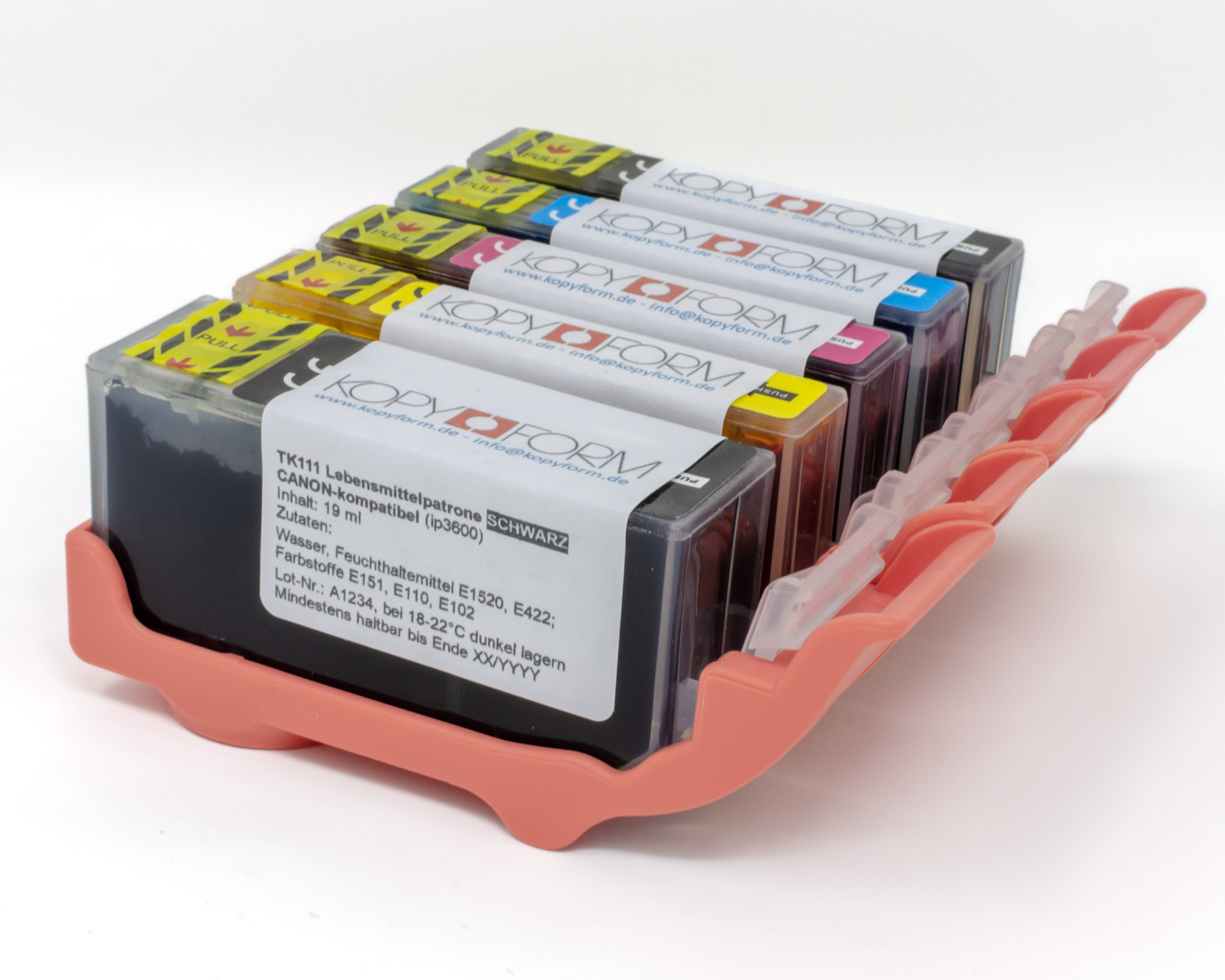 Cartouches d’encre alimentaire PGI-520 / CLI-521 (TK110)