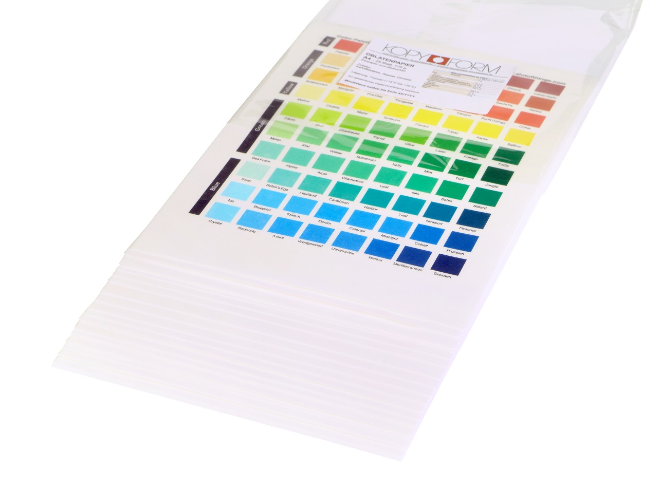 Feuilles d’azyme (wafer paper)