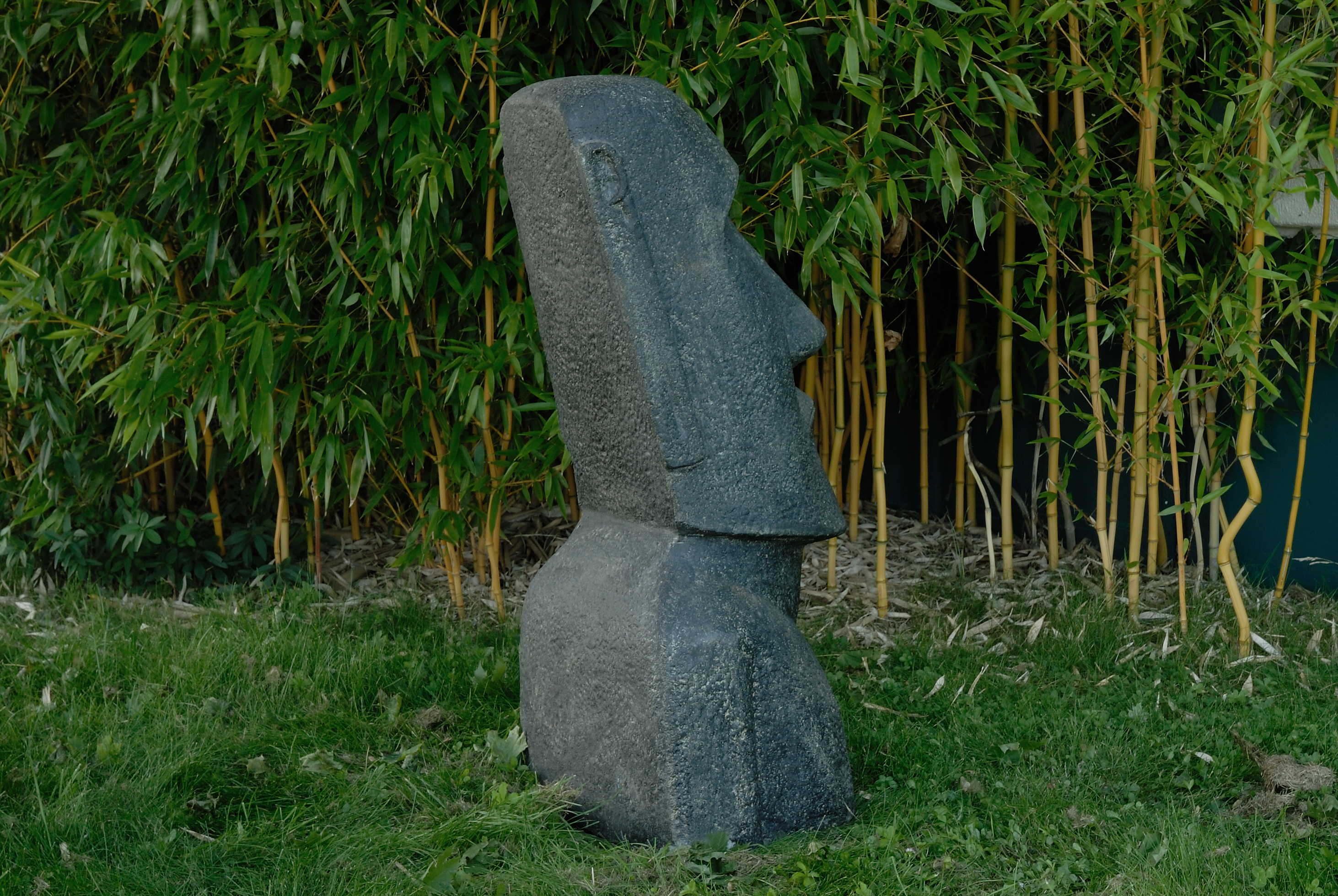 Moai Kopf Steinguss 120cm