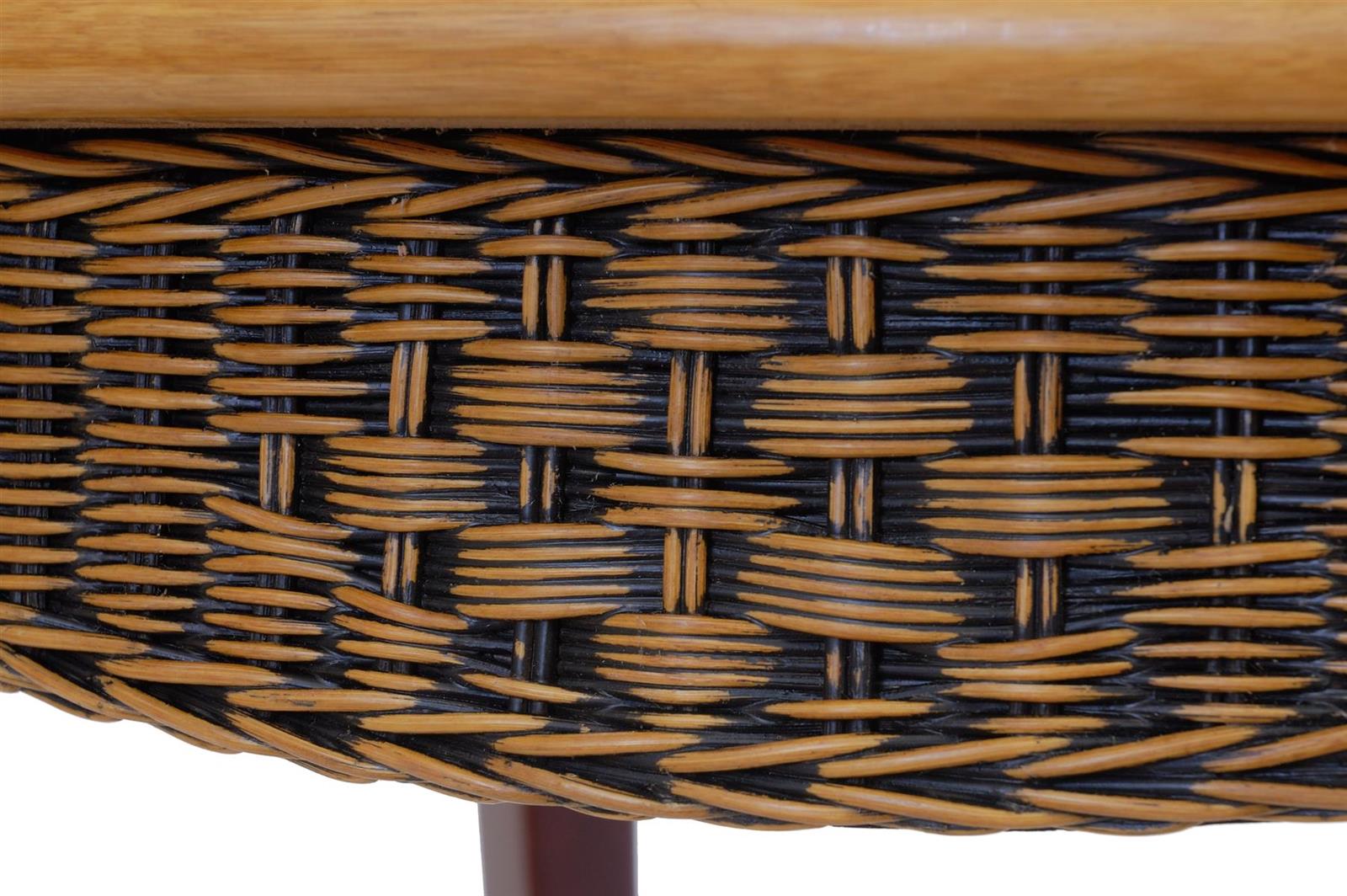 Esszimmertisch Rattan Rund 120cm