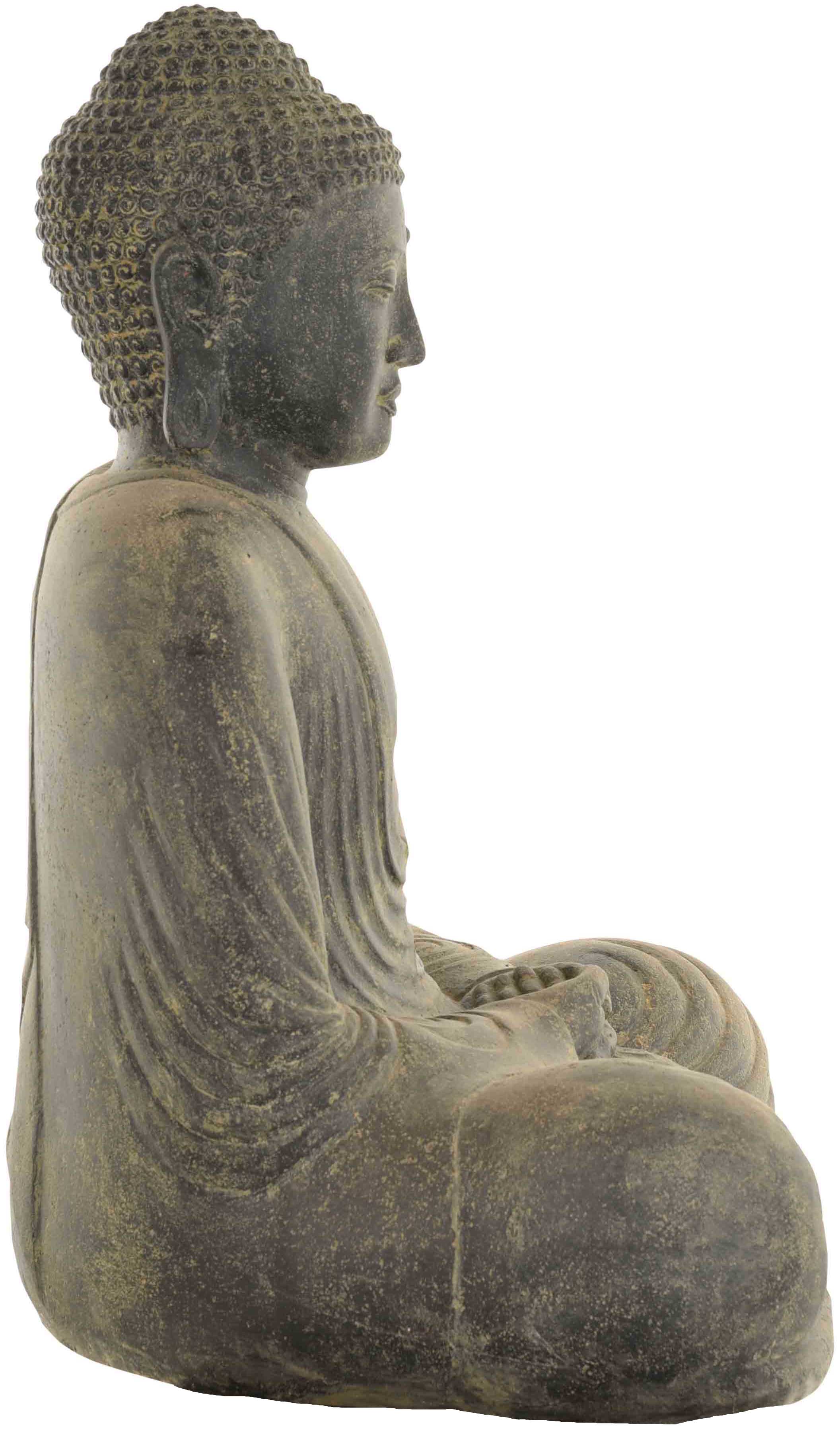 Japanischer Buddha aus Steinguss