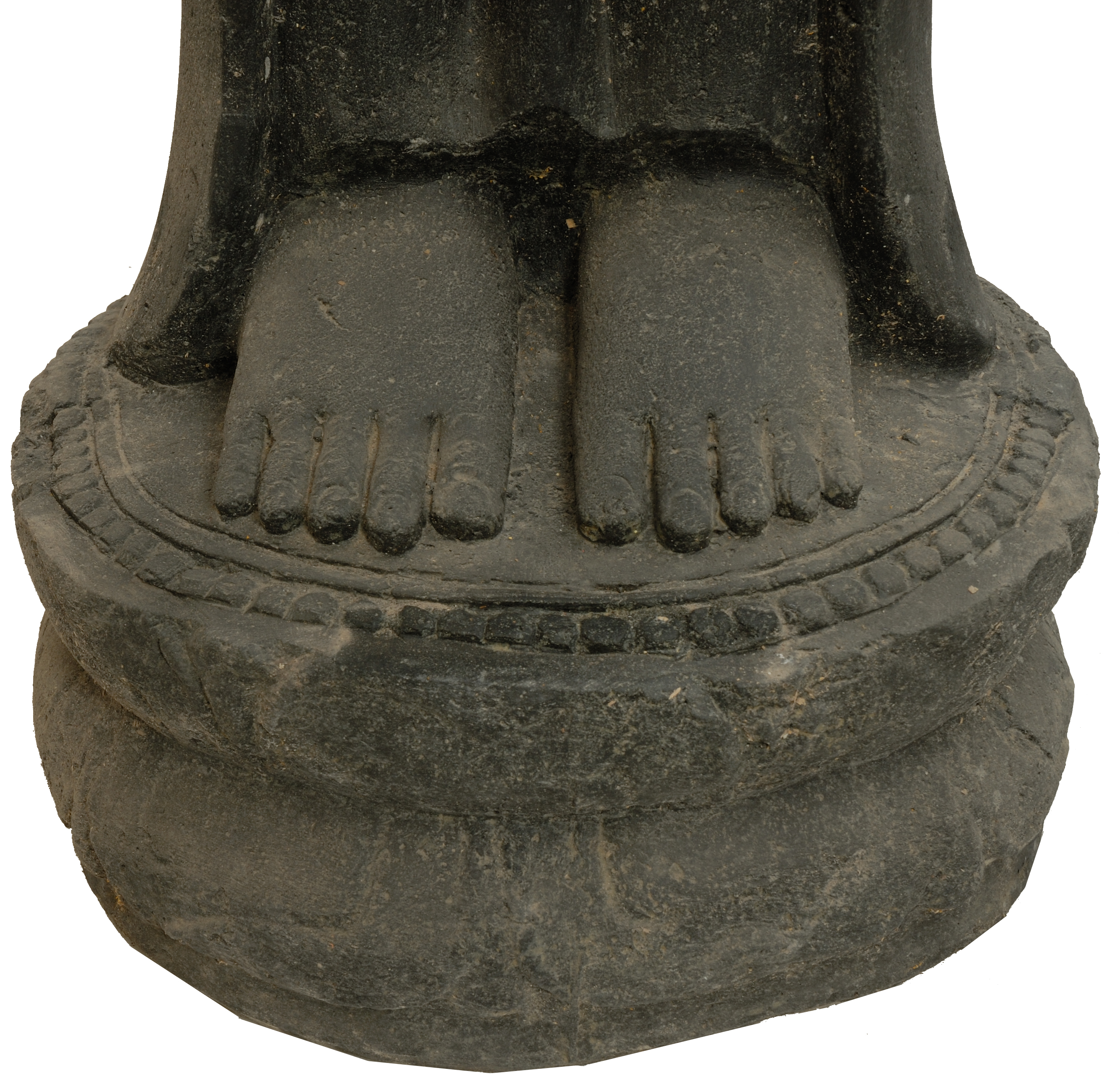 Buddha stehend 190cm mit Teelichthalter