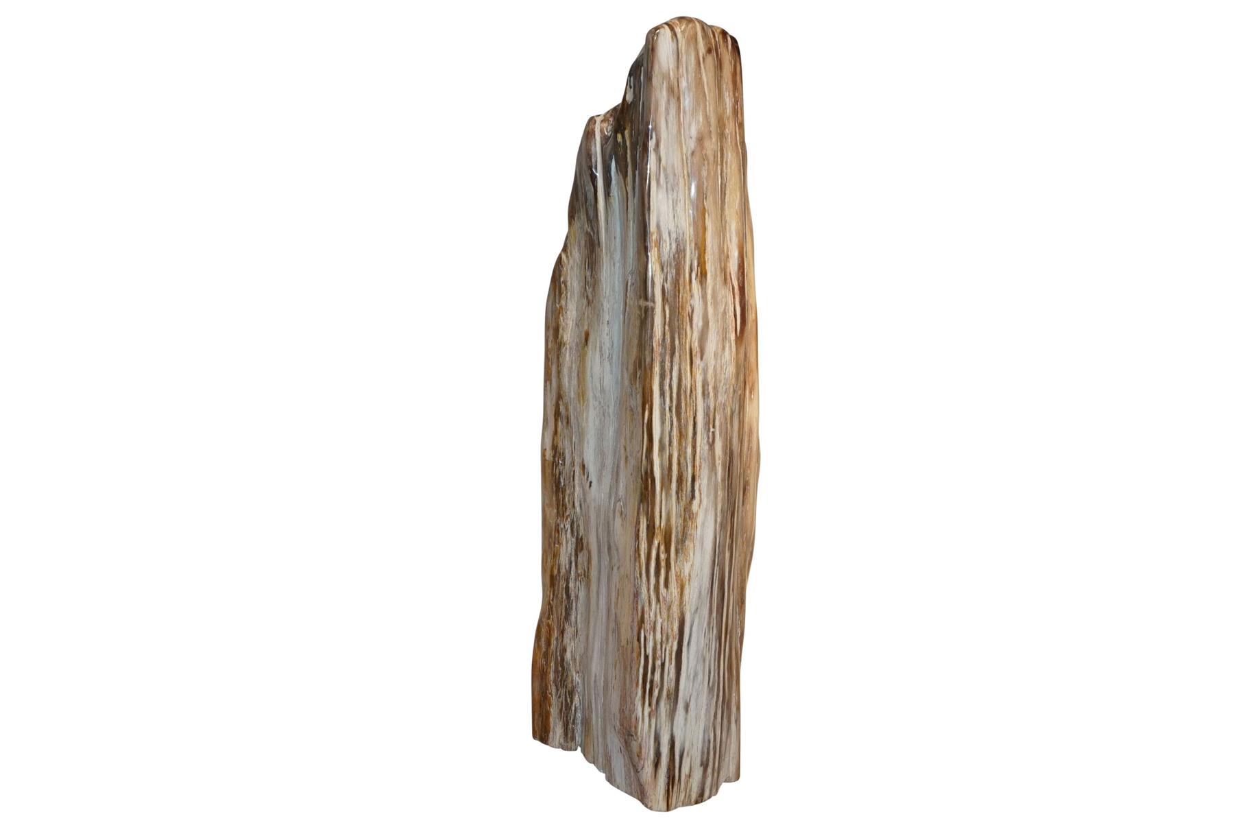 Steinskulptur Versteinertes Holz 64cm