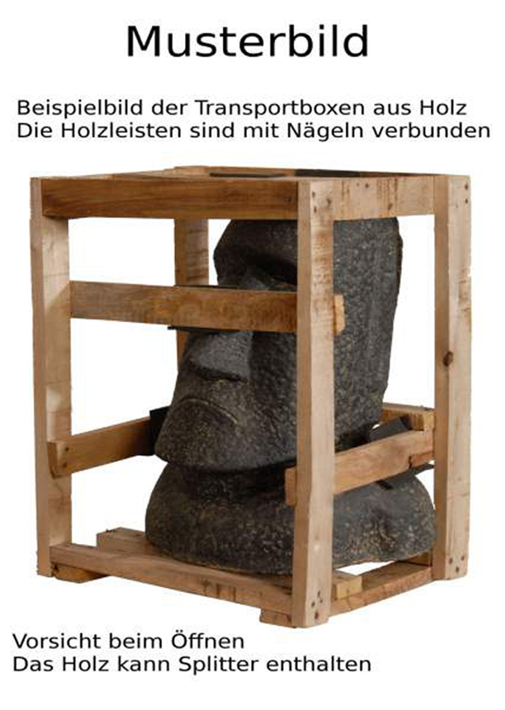 Moai Kopf Steinguss 200cm