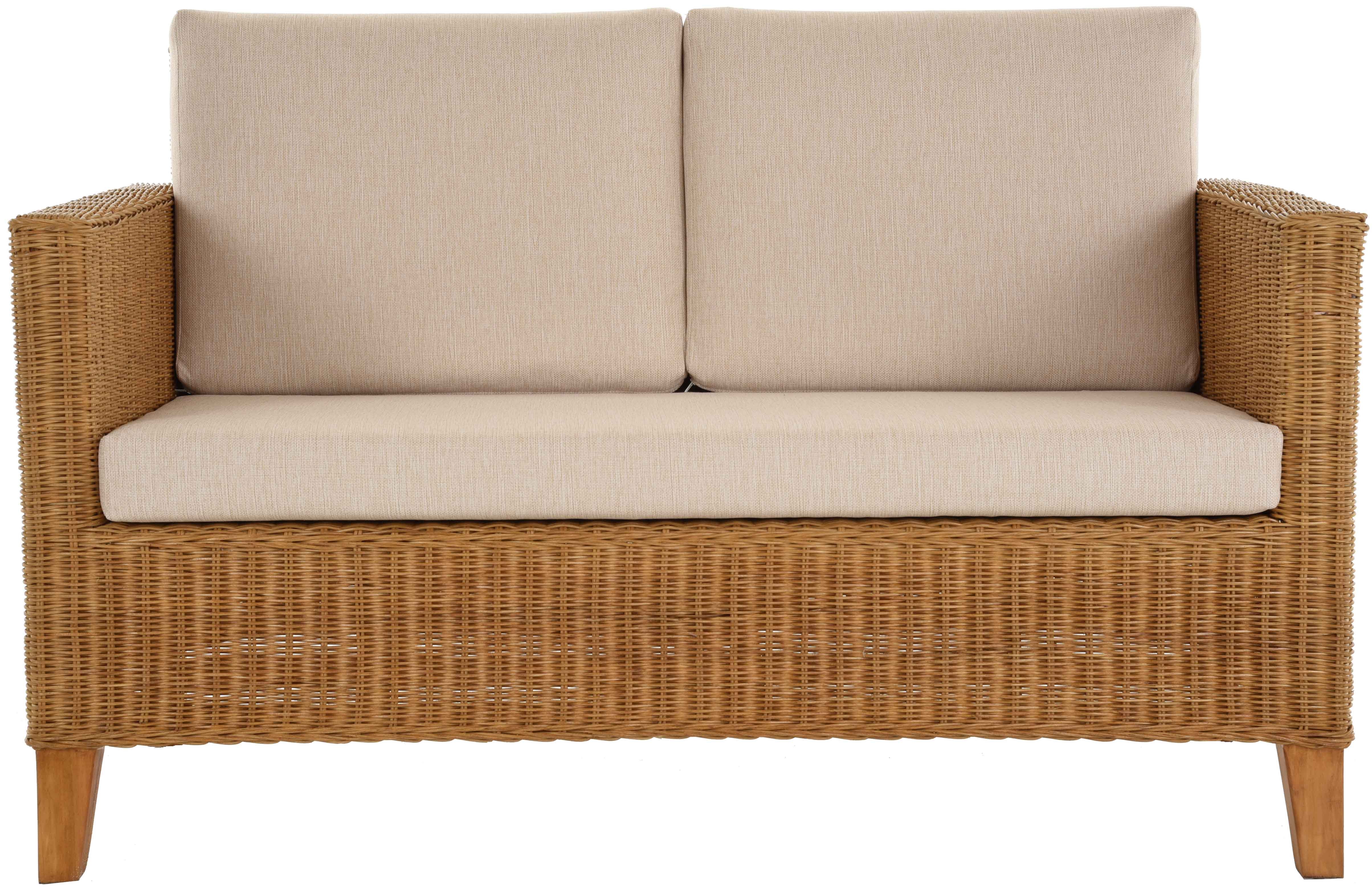 Wohnzimmersofa Naomi Rattan Zweisitzer