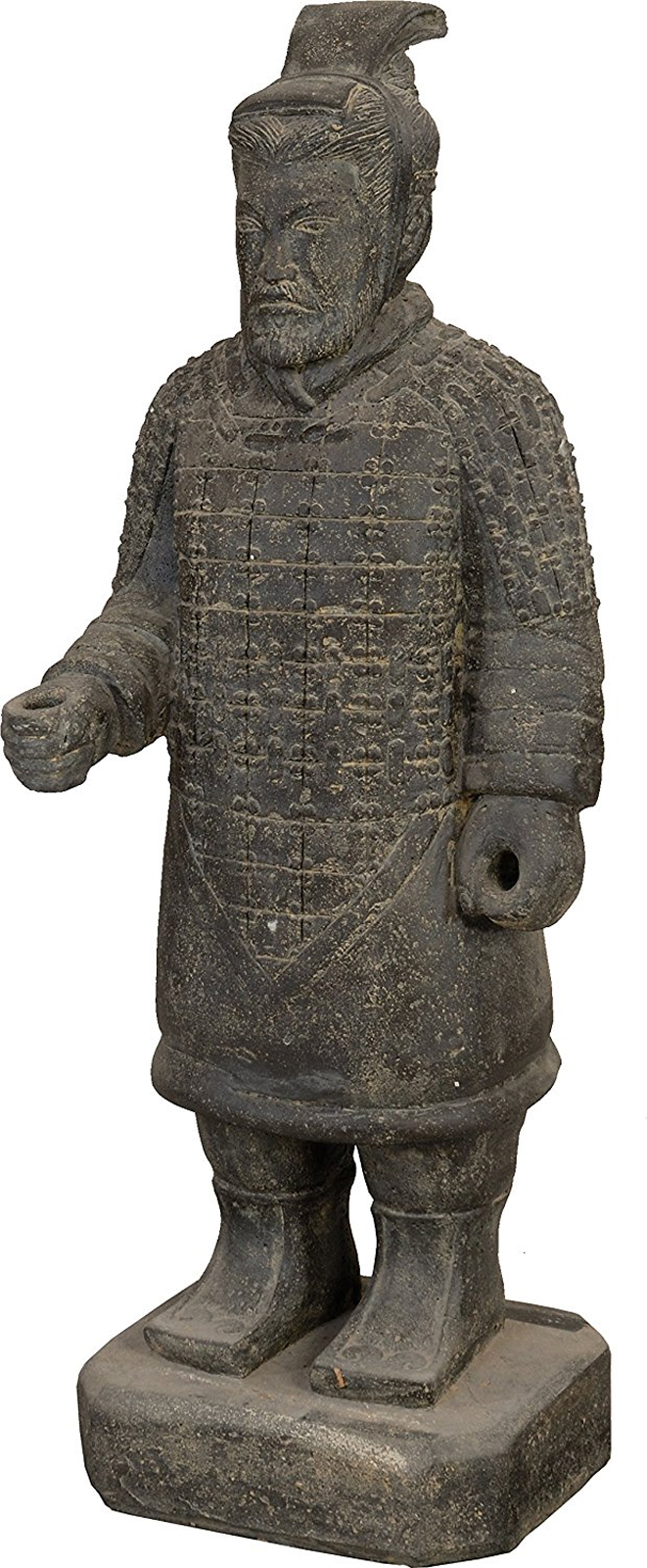 Steinfigur chinesischer Krieger