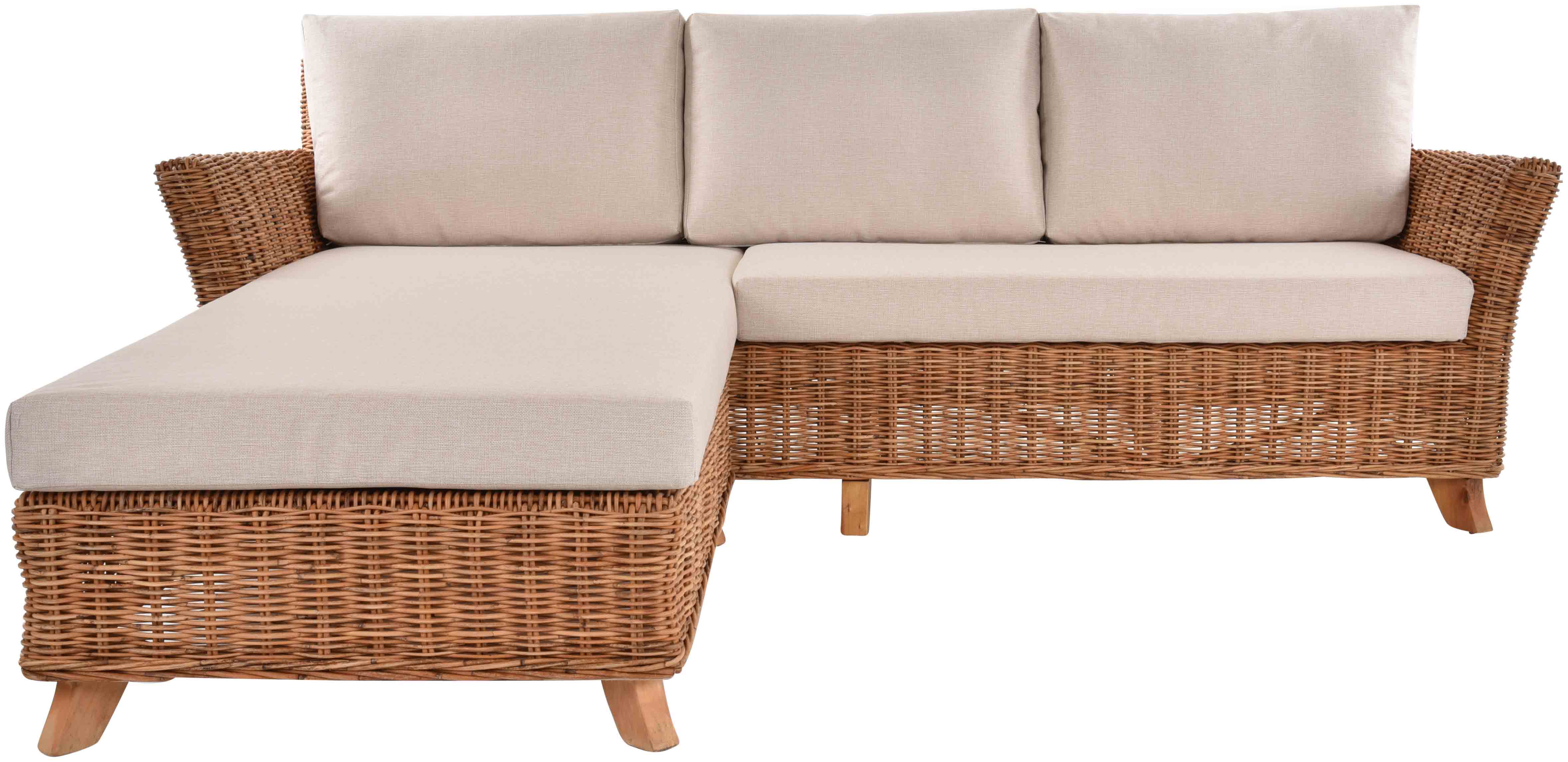 Rattan Ecksofa Valencia L-Form 235x200cm