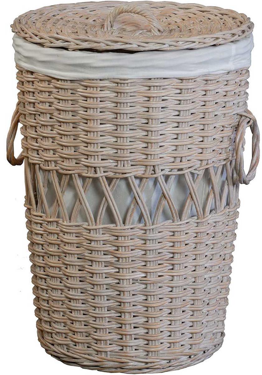 Rattan Waschekorb Mit Deckel