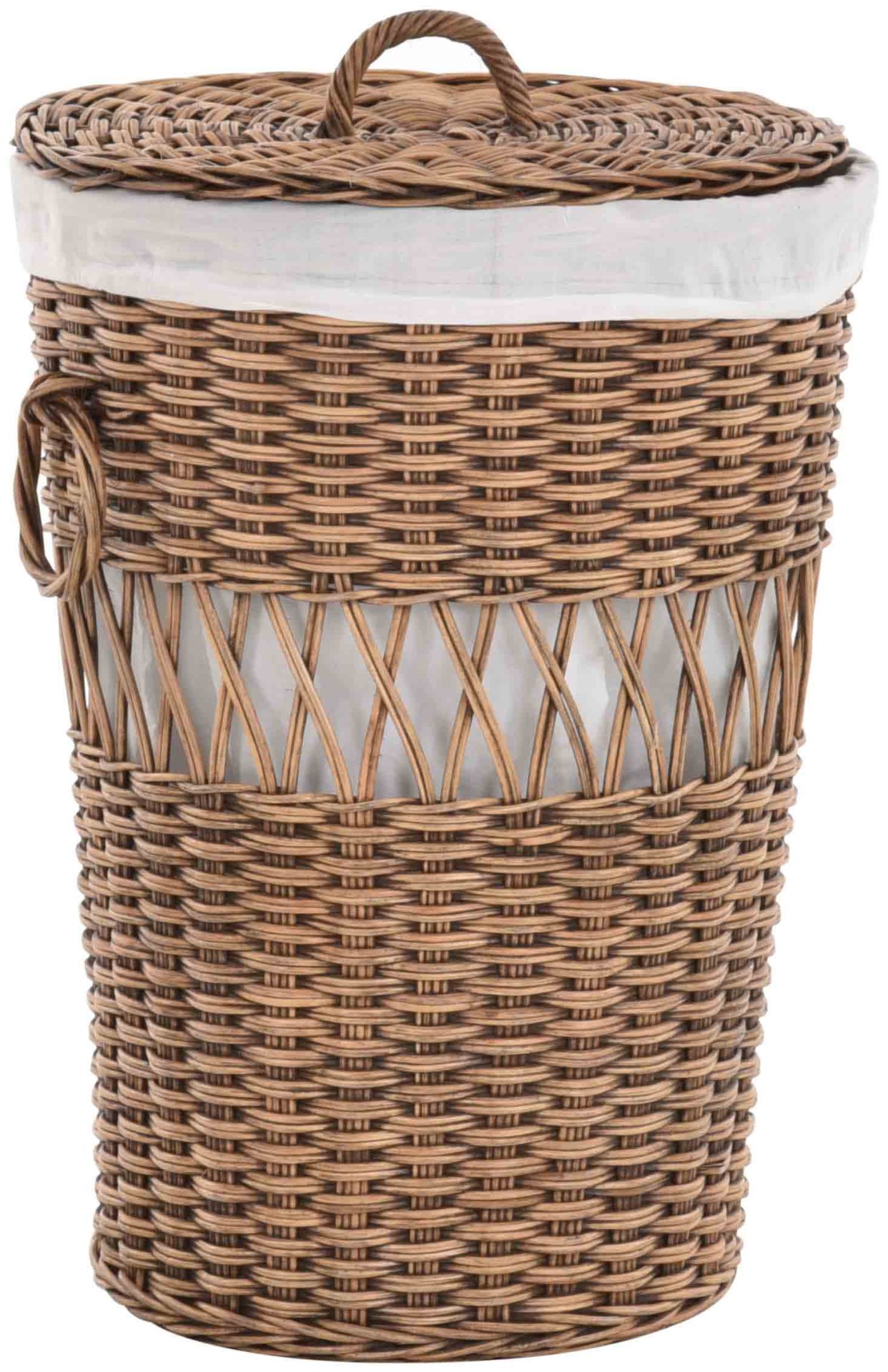 Rattan Waschekorb Mit Deckel