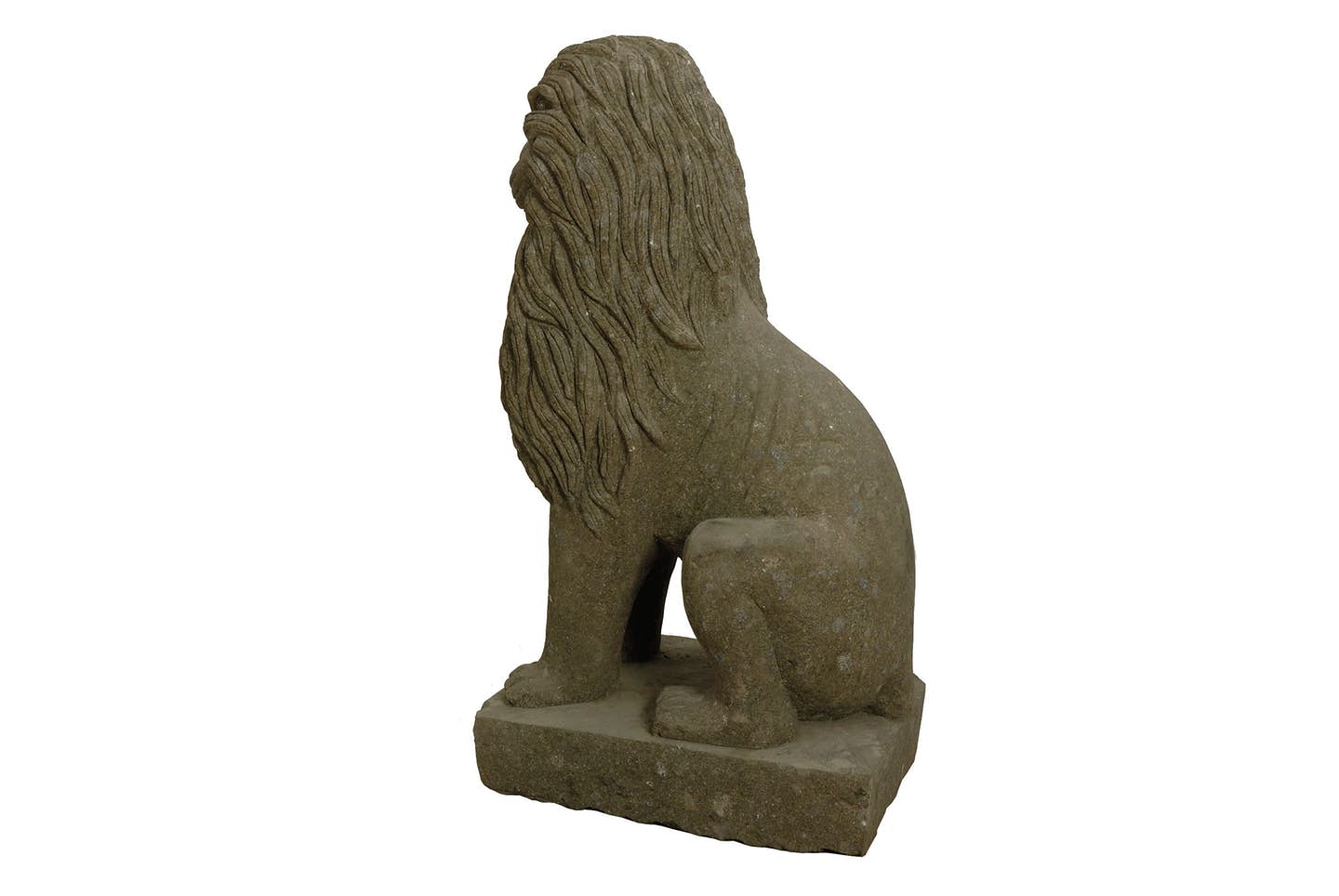 Massiver Steinlöwe für Haus und Garten 125cm Krines Home