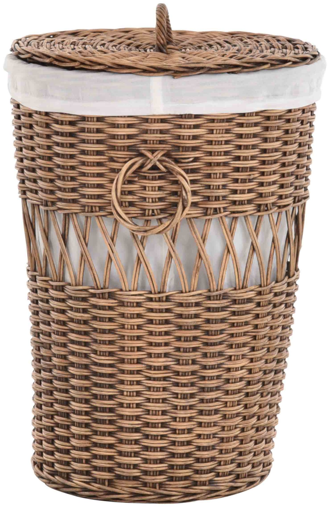 Rattan Waschekorb Mit Deckel