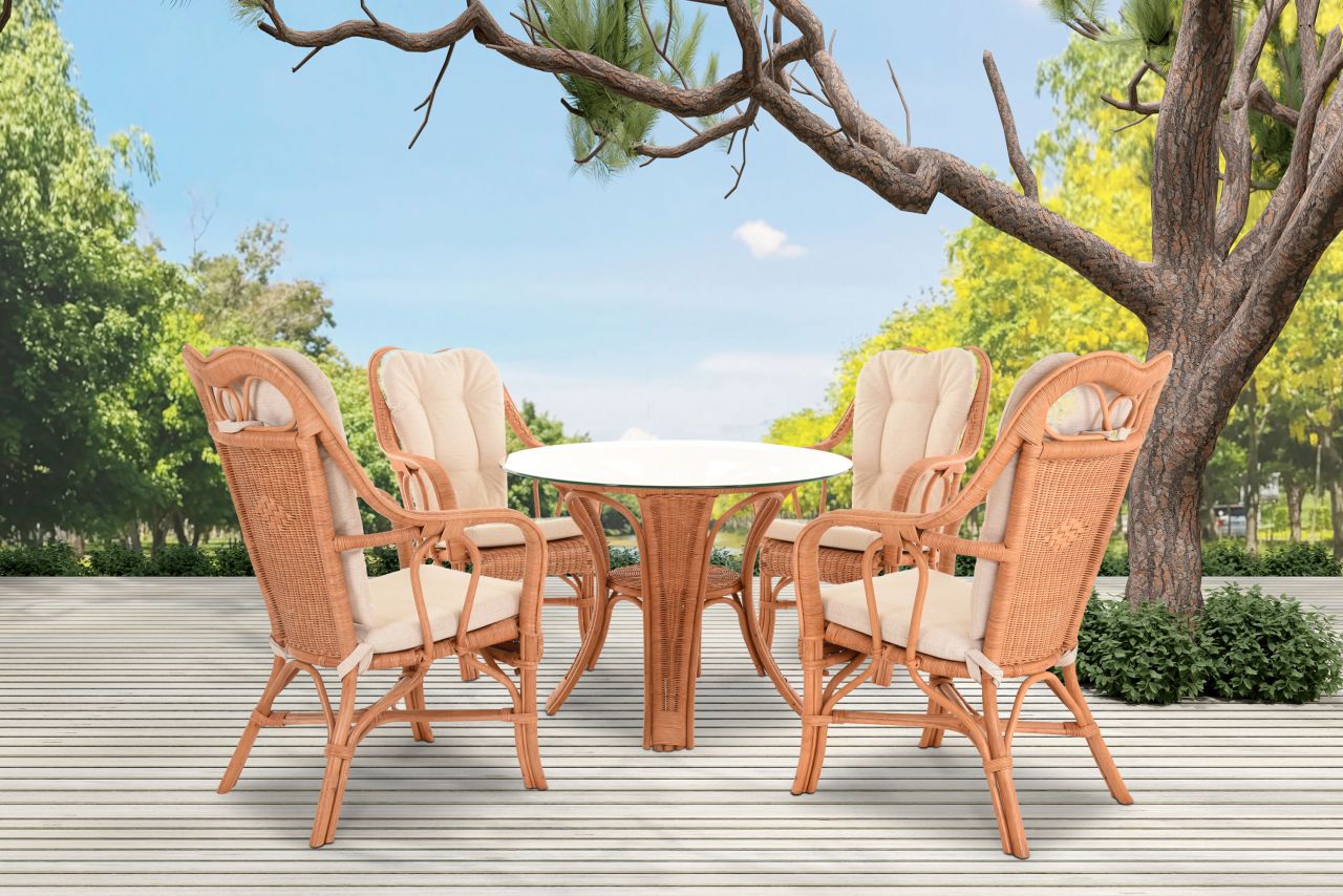 Hochwertige Wintergartenmöbel aus Rattan KRINESHOME